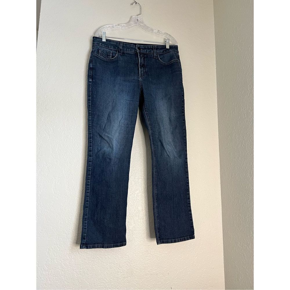 Not Your Daughters Jeans Mid Rise Marilyn Straight Blue Jeans Women’s Size 14 14